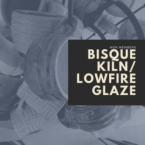 Bisque Kiln or Lowfire Glaze (Non-Members)