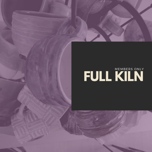 Full Kiln Rental (For Members ONLY)